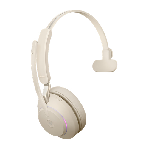 Jabra Evolve2 65 Link380a MS Mono Beige- Jabra Evolve2 65 Link380a MS Mono Beige