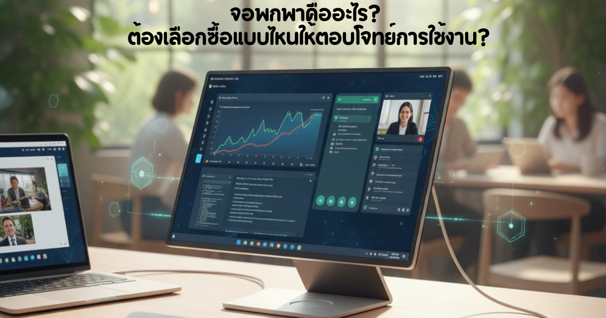 จอพกพาคืออะไร ต้องเลือกซื้อแบบไหน
